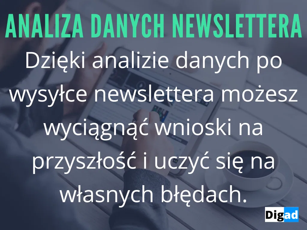 analiza danych po wysyłce newslettera