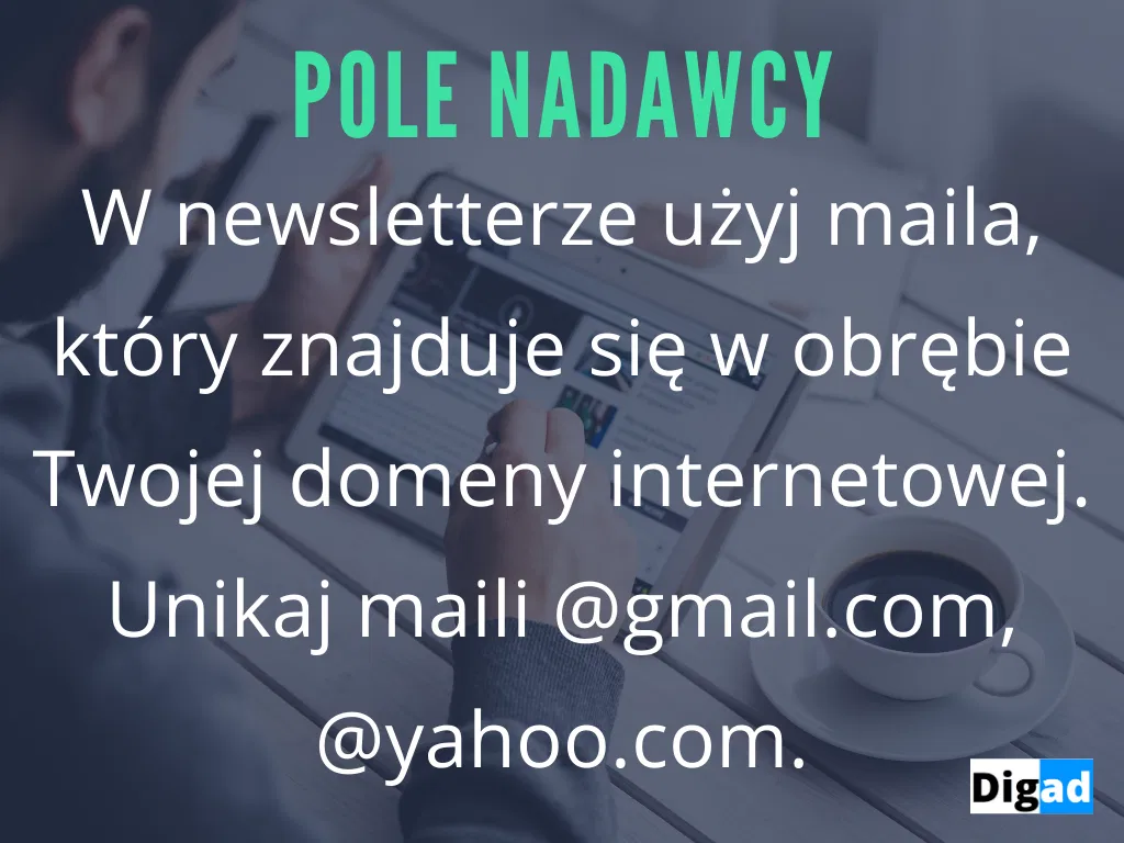 wiarygodny adres email powinien być w domenie firmowej
