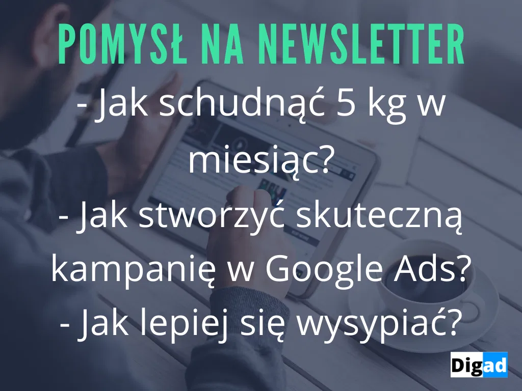 pomysły na newsletter
