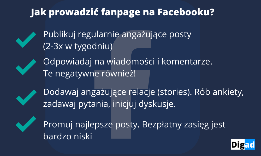jak prowadzic fanpage na facebooku