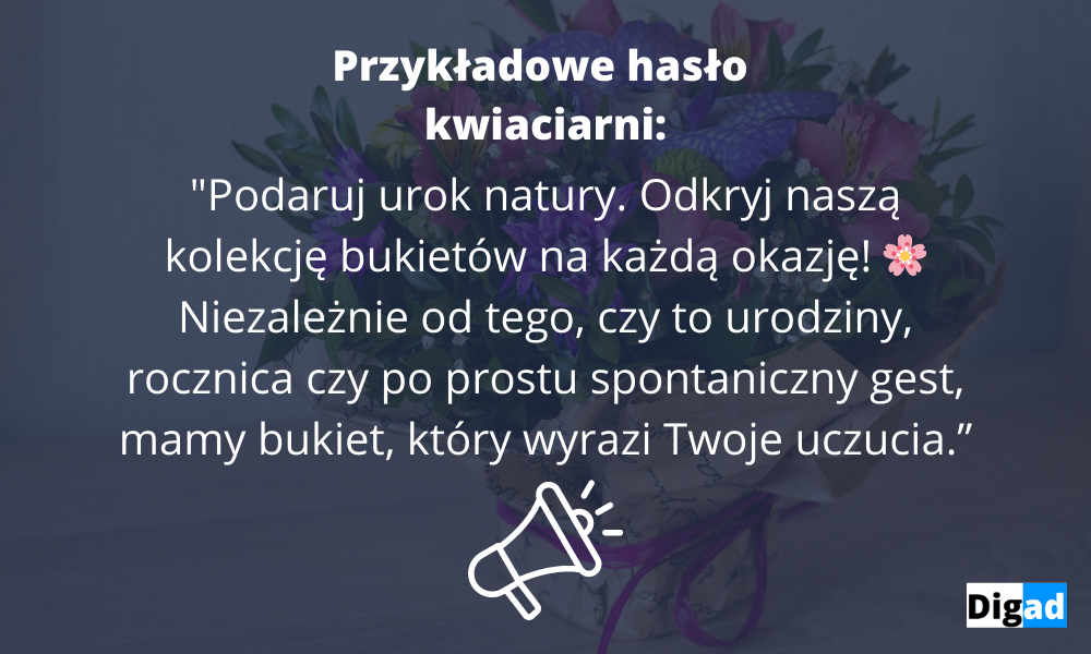 reklama kwiaciarni