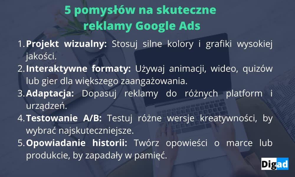 5 pomyslow na skuteczne reklamy Google Ads 1