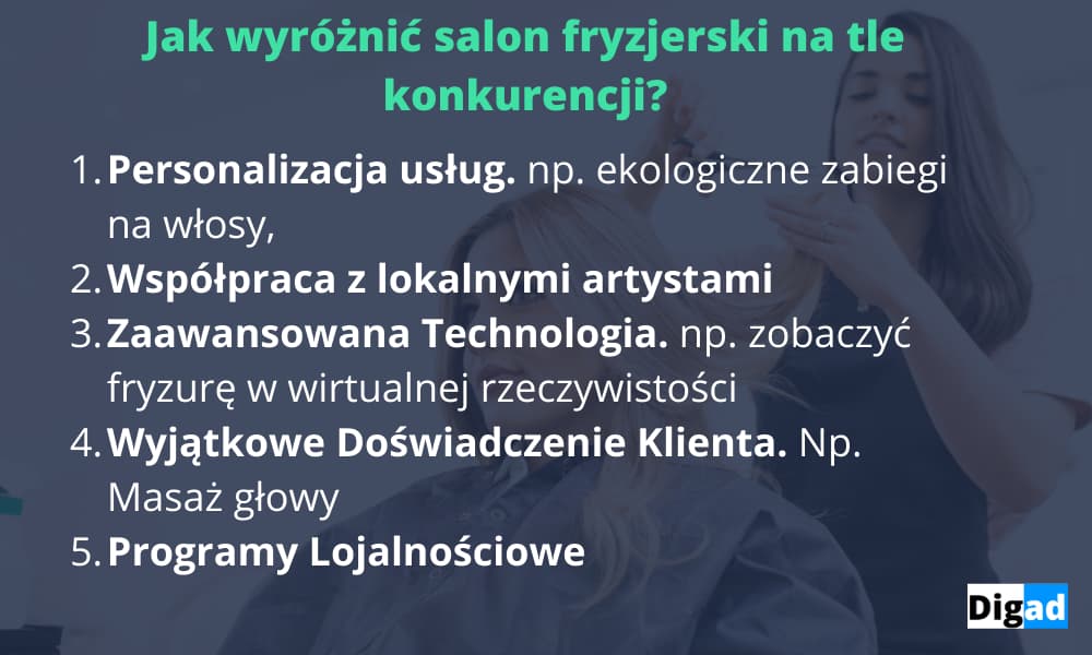 jak wyroznic salon fryzjerski na tle konkurencji