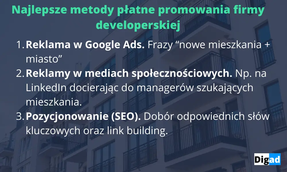 najlepsze dzialania platne dla developera