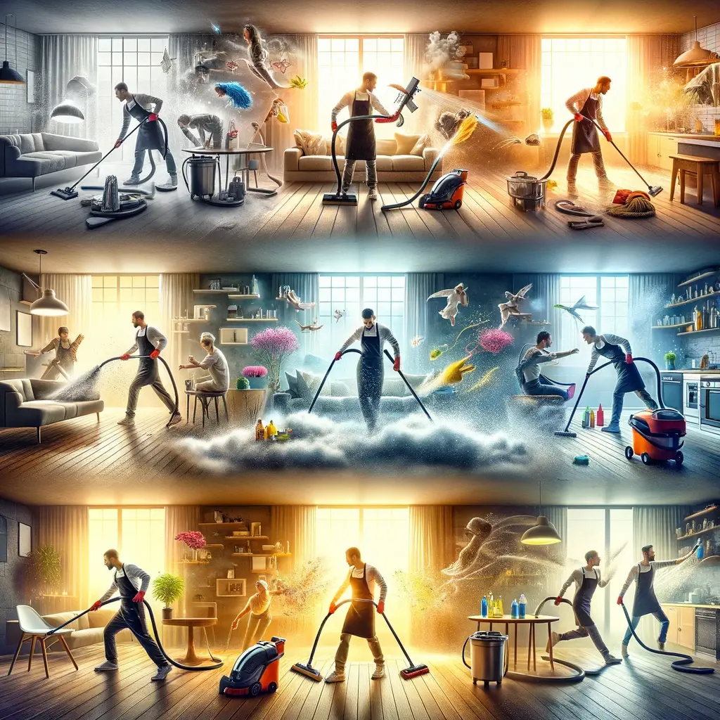 reklama firmy sprzatajacej demonstracyjna