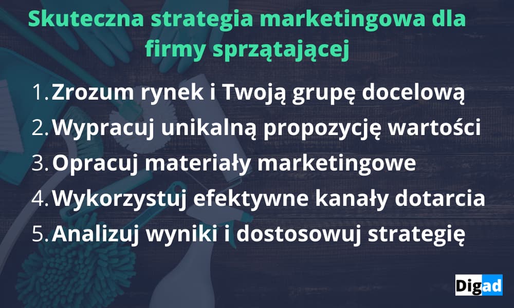 strategia marketingowa dla firmy sprzatajacej