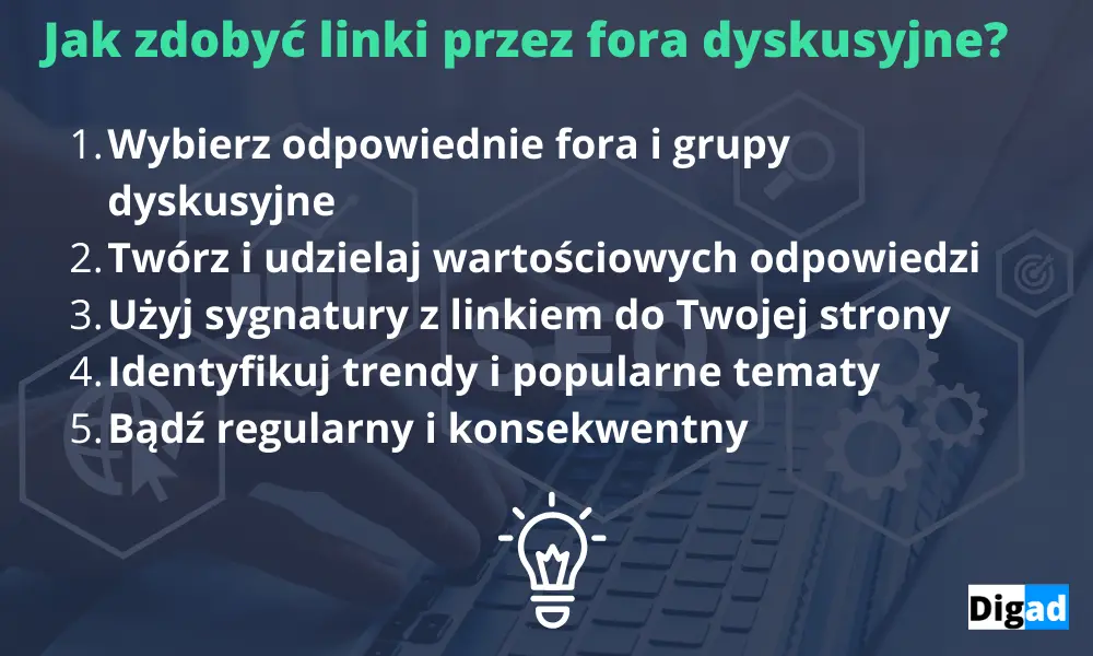 Co to jest off-page SEO? 5 kluczowych technik off page SEO dla lepszej pozycji Twojej strony internetowej 7 jak budowac linki przez fora dyskusyjne