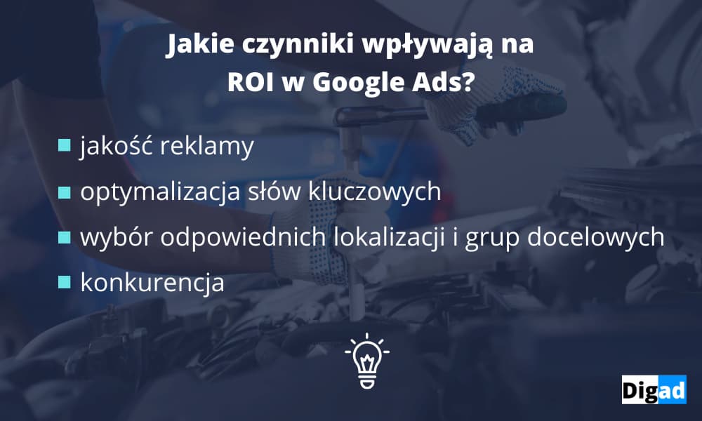 Jak efektywnie mierzyć ROI w kampaniach Google Ads? - Praktyczny przewodnik 1 jakie czynniki wplywaja na ROI google ads