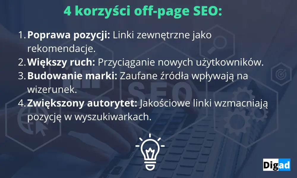 Co to jest off-page SEO? 5 kluczowych technik off page SEO dla lepszej pozycji Twojej strony internetowej 1 korzysci off page SEO