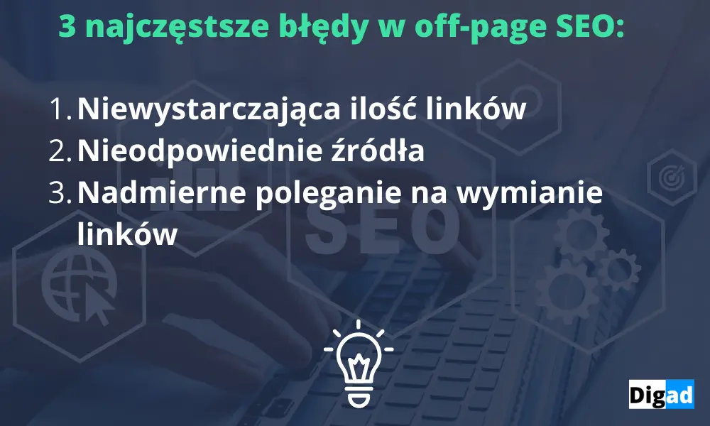 Co to jest off-page SEO? 5 kluczowych technik off page SEO dla lepszej pozycji Twojej strony internetowej 9 najczestsze bledy off page SEO
