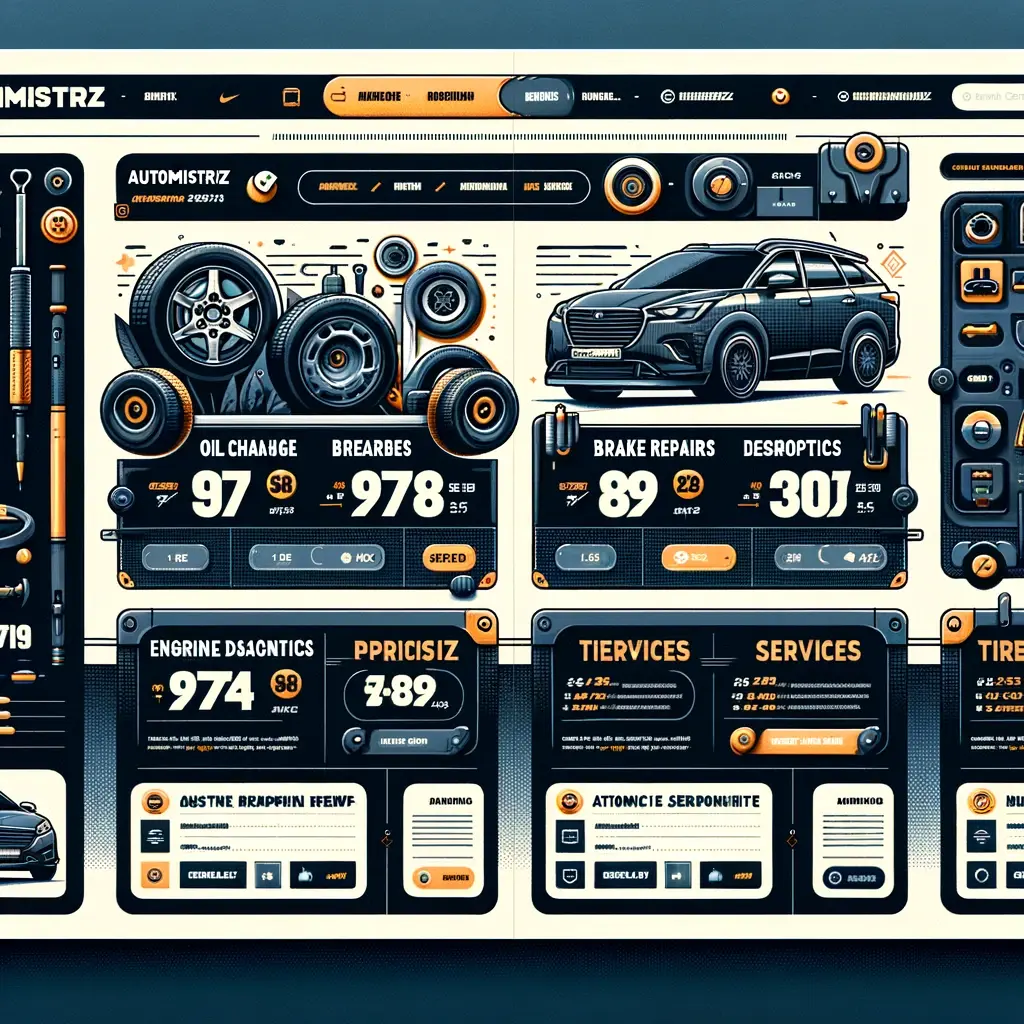 Strona internetowa dla mechanika. 8 elementów, które powinna zawierać. 21 Przykladowa oferta uslug warsztatu samochodowego2 1