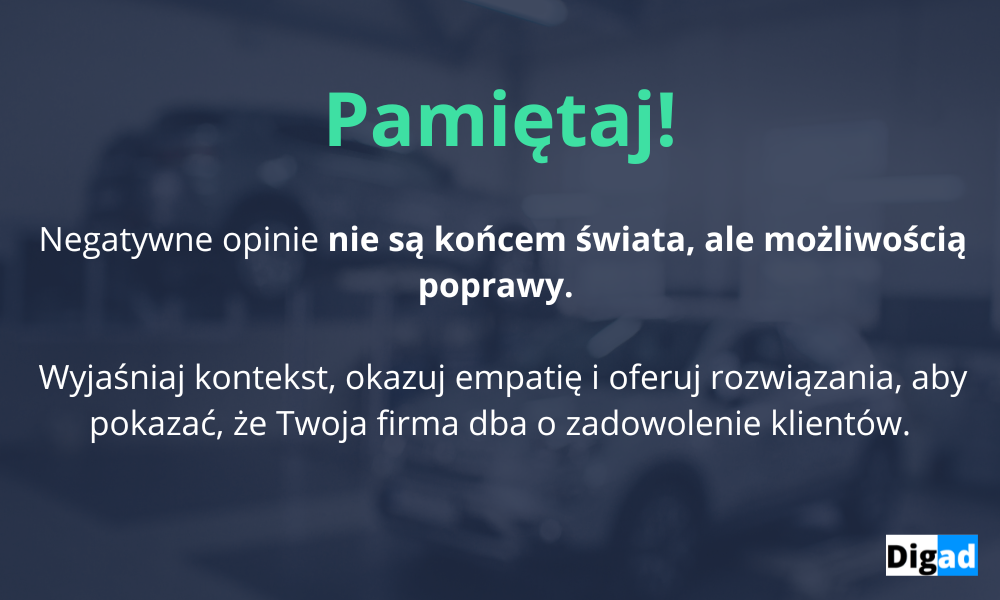 Jak efektywnie pozyskiwać opinie dla warsztatu samochodowego? 3 skuteczne metody 12 Szablony digad.pl 11