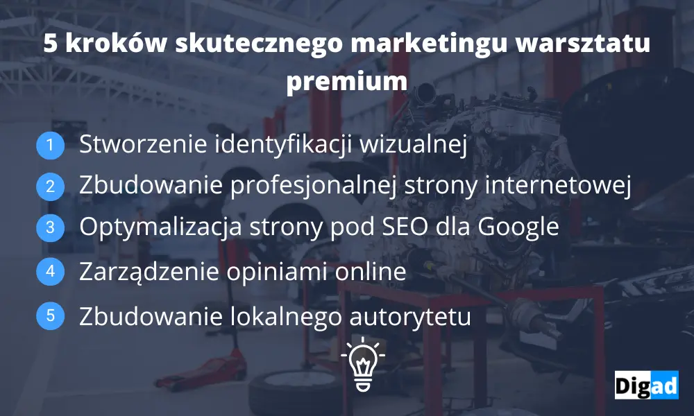 5 krokow do zmiany wizerunku warsztatu na premium